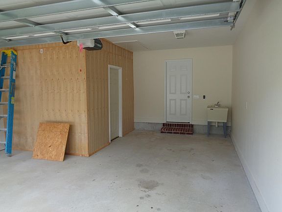 Garage with storage room