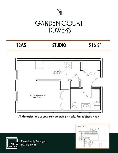 Floor plan T2A5