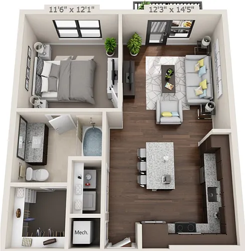 Floor plan A1