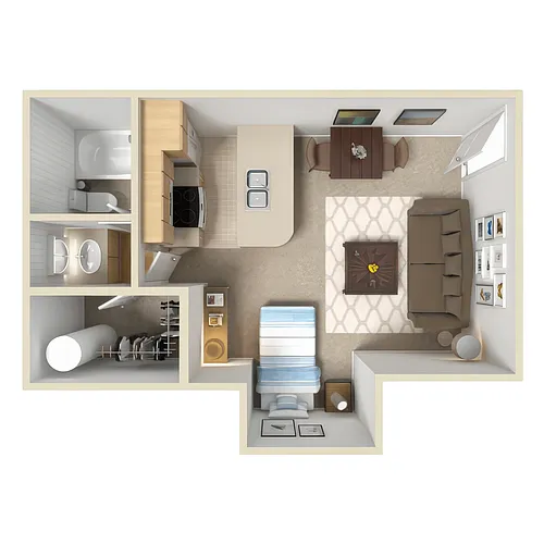Floor plan Studio