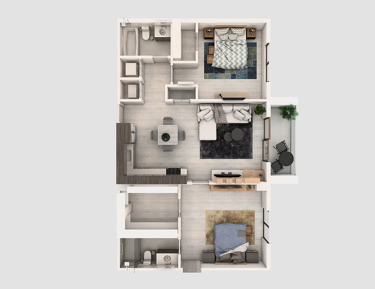 Floor plan B308