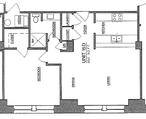 Floor plan 15-D