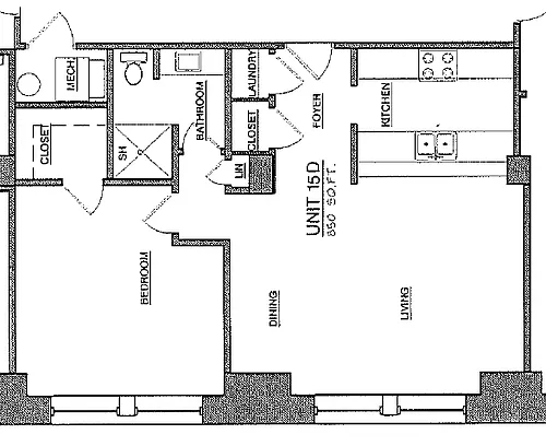 Floor plan 15-D