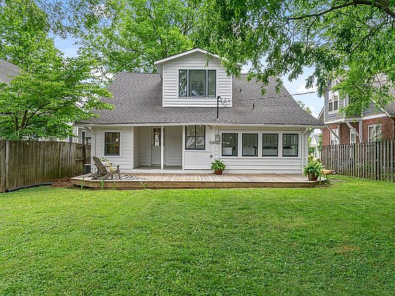 Deck spans entire width. 