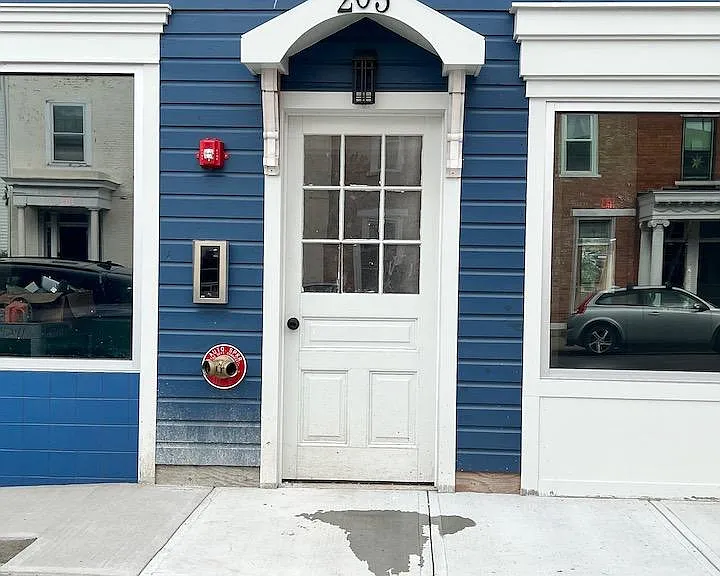 Exterior Front Entry to Residential Units