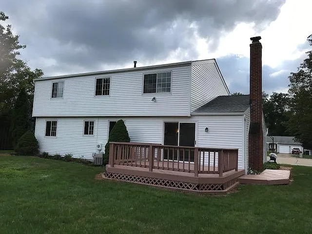 Deck off Family Room (house inside cul-de-sac)