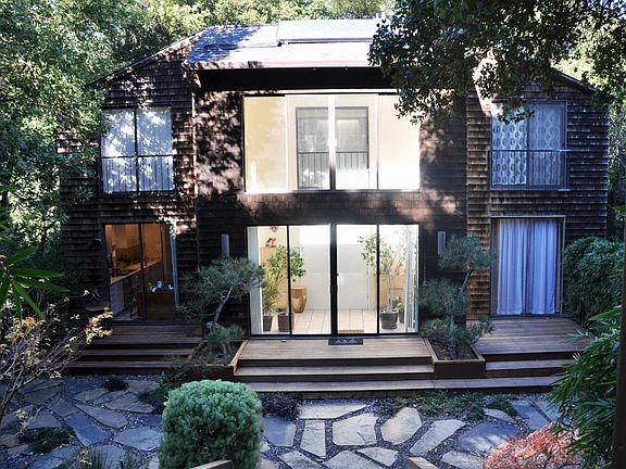 The front of the house