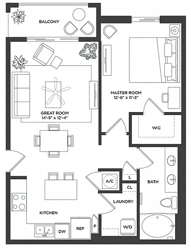 Floor plan PALMETTO