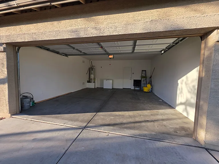 Two car garage with remote control