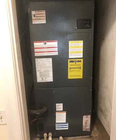 AC unit on the first floor