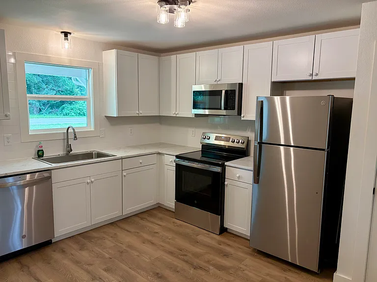 New cabinets, new sink, new GE appliances