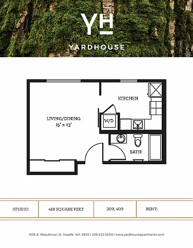 Floor plan Studio