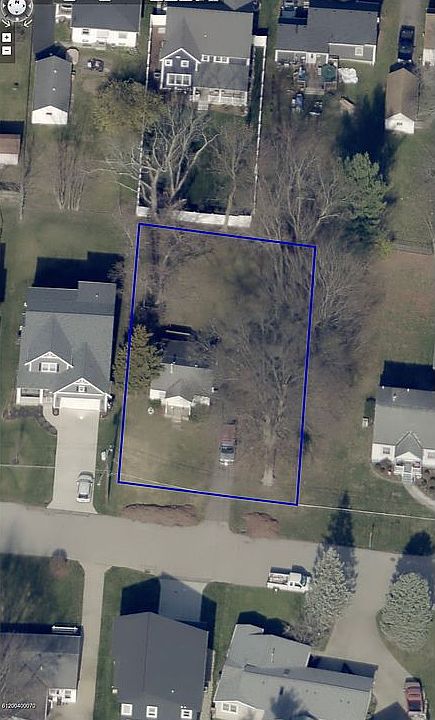 Ariel view of property