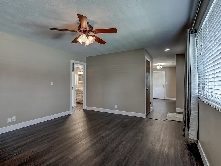 Upstairs living area