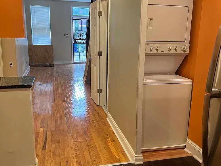 Kitchen and laundry area