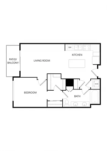 Floor plan B16 1X1