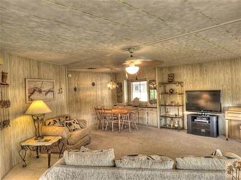 Formal living room and dining area