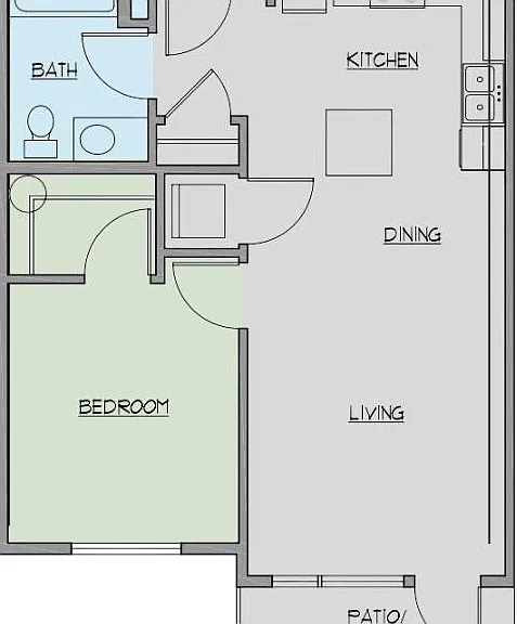 1 Bedroom B1