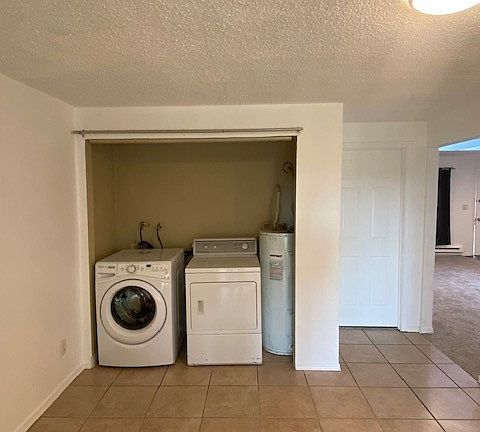 laundry in dining room/kitchen