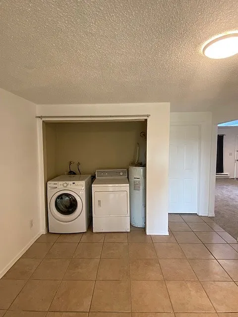 laundry in dining room/kitchen