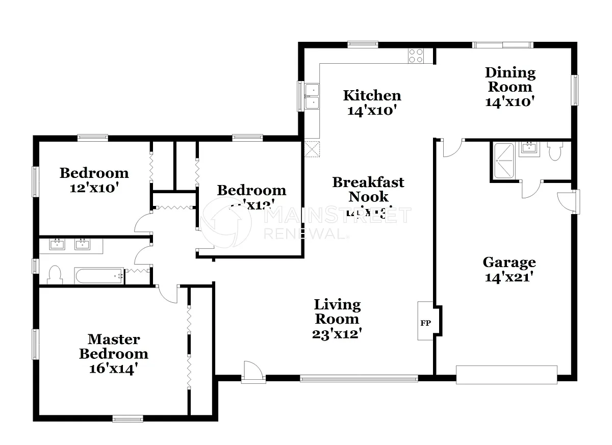 Floor Plan - 9924 109th St