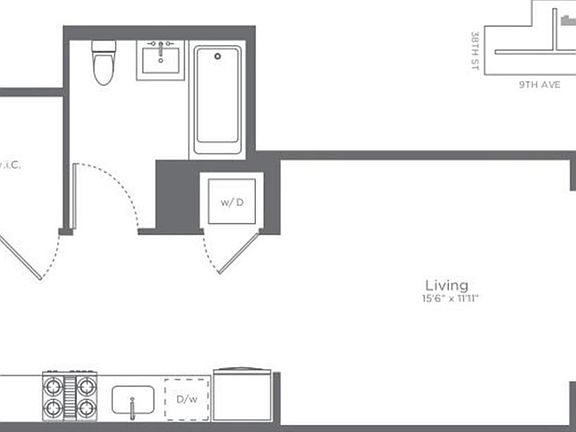 2nd image of 515 9th Ave #5D