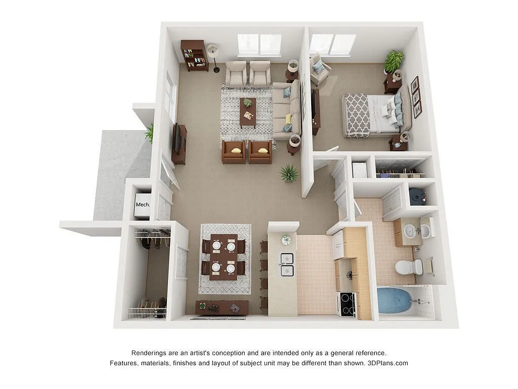 Floor plan Heartwood - Renovated