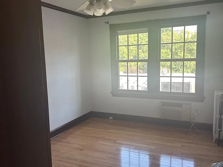 Bedroom with closet and extra ikea storage closet