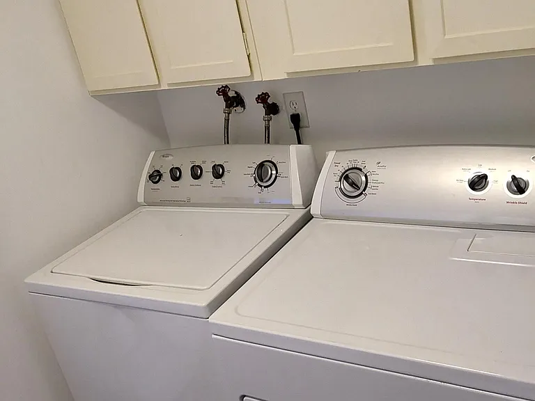 Sharred Laundry Area