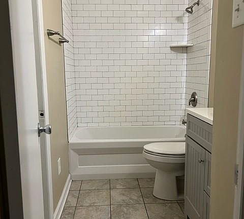 One Full Size bathroom