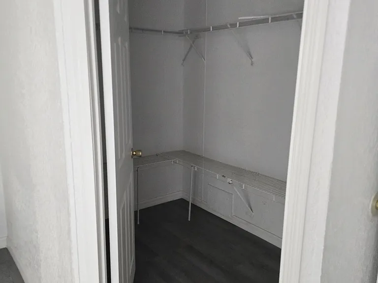Master walk in closet