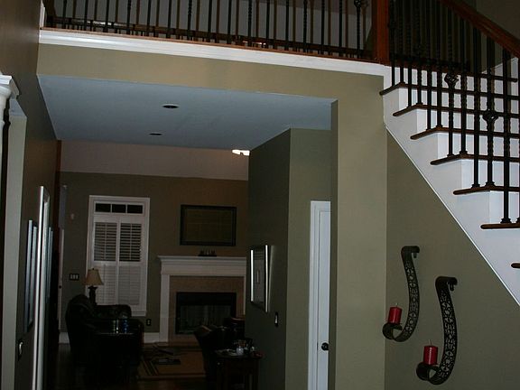 Iron balusters on rail and catwalk