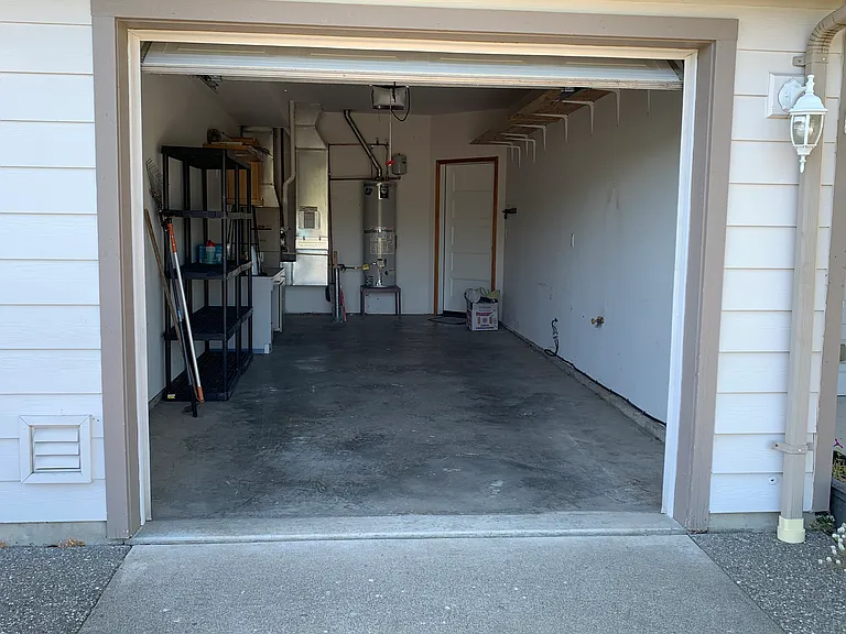 One car attached garage