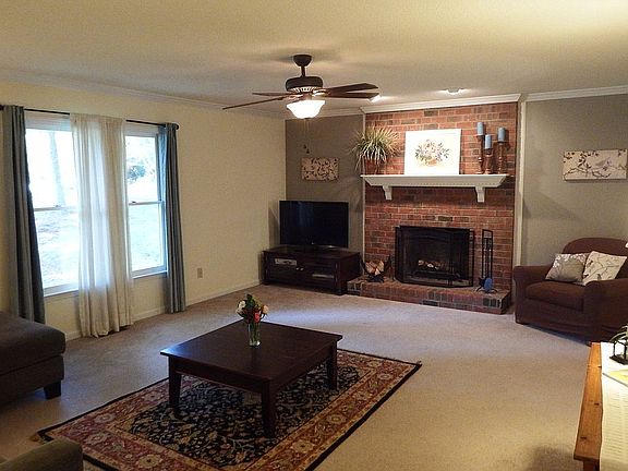 Living Room with Fireplace