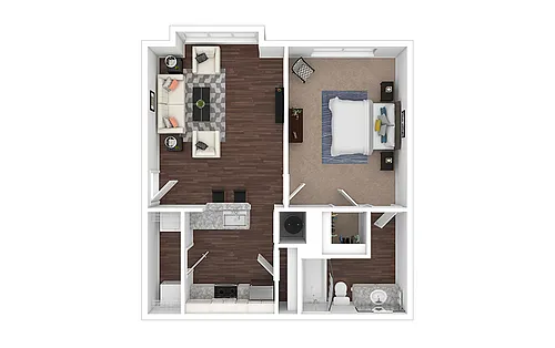Floor plan Hampton - Renovated