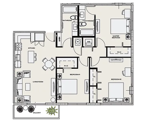 Floor plan C1