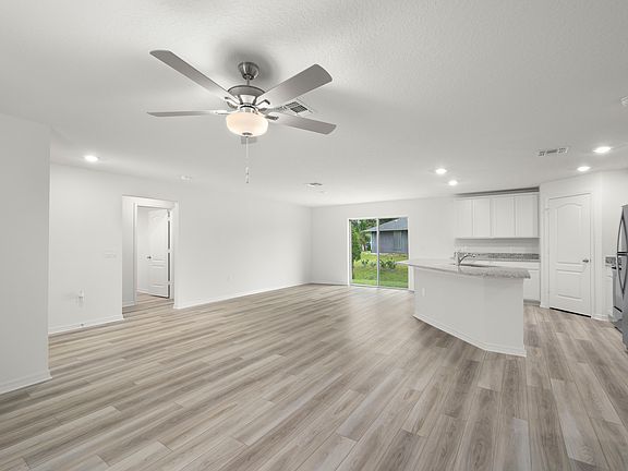 Spacious open floor plan