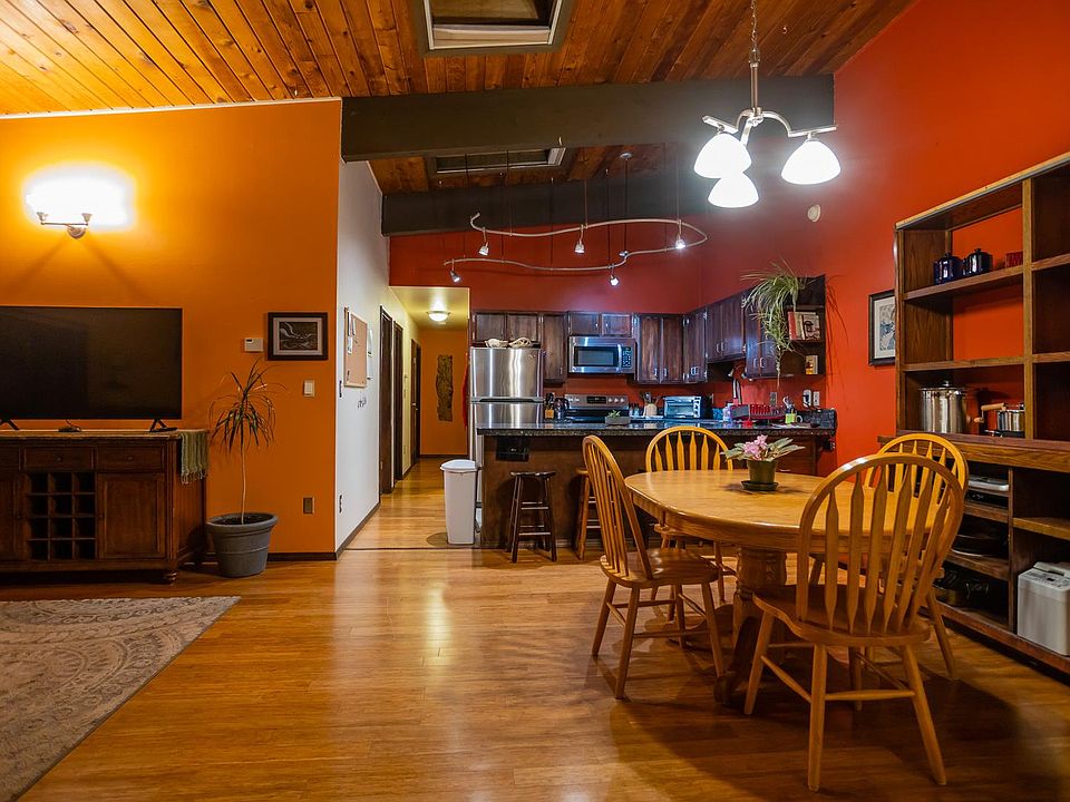 Dining and kitchen area