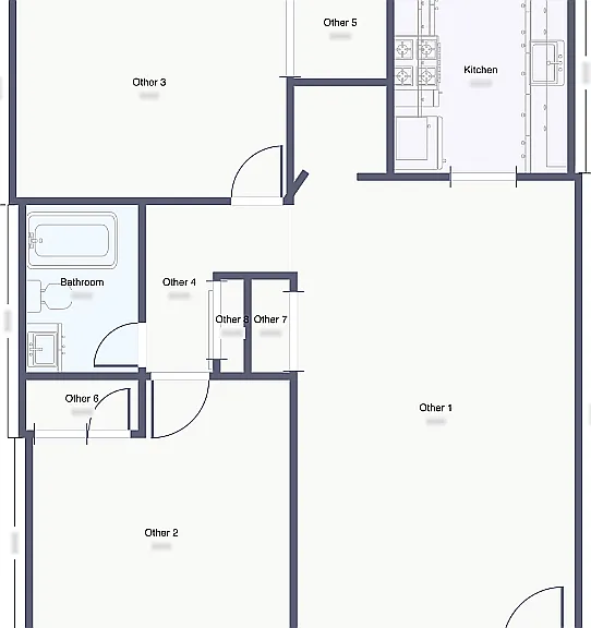 2 Bedroom, 1 Bathroom Floor Plan _ Sunridge Apartment Homes, Englewood, CO 2 Bedroom, 1 Bathroom Floor Plan _ Sunridge Apartment Homes, Englewood, CO