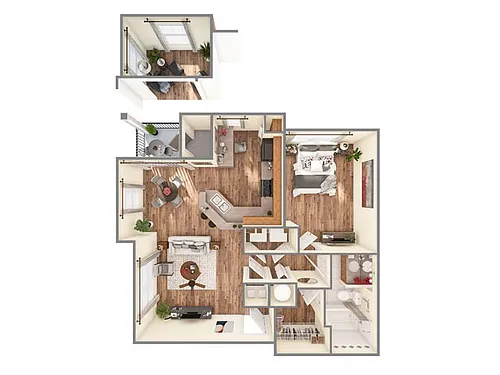 Floor plan Flagstone Bond - Income Restrictions