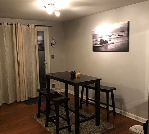 Dinning room staged