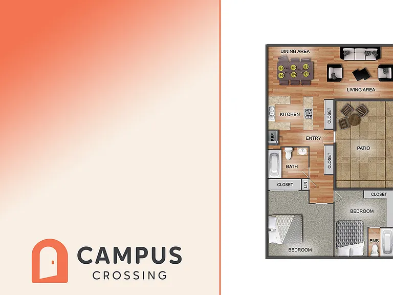 CampusCrossing_FloorPlan_2Bed1Bath_800SqFt_WEB CampusCrossing_FloorPlan_2Bed1Bath_800SqFt_WEB