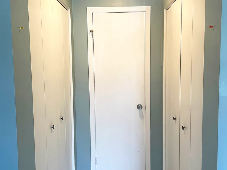 Closets in master bedroom