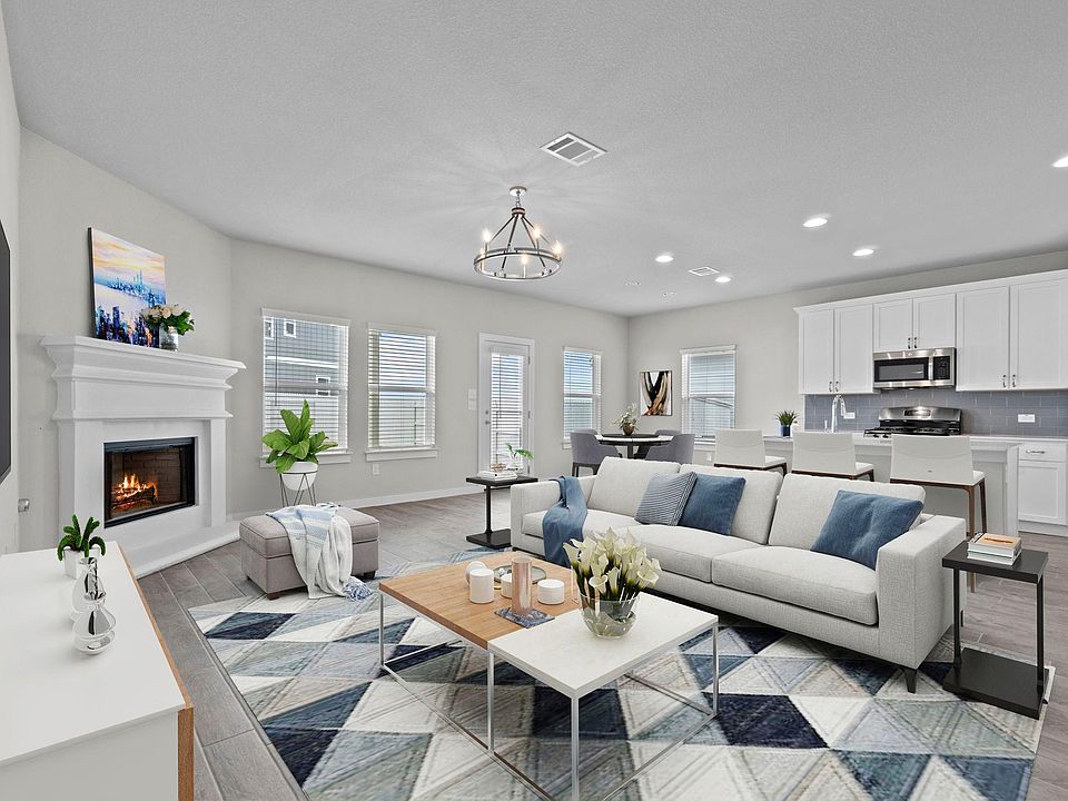 Large main room large enough for eat in kitchen, living space and bar stools!