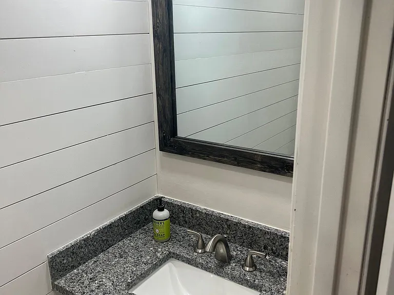 Downstairs half bath.