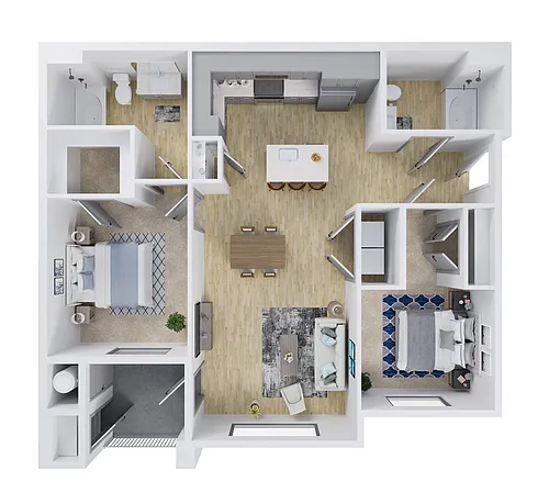 Floor plan B1