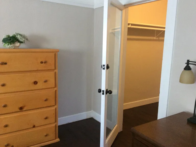 Large walk-in closet.