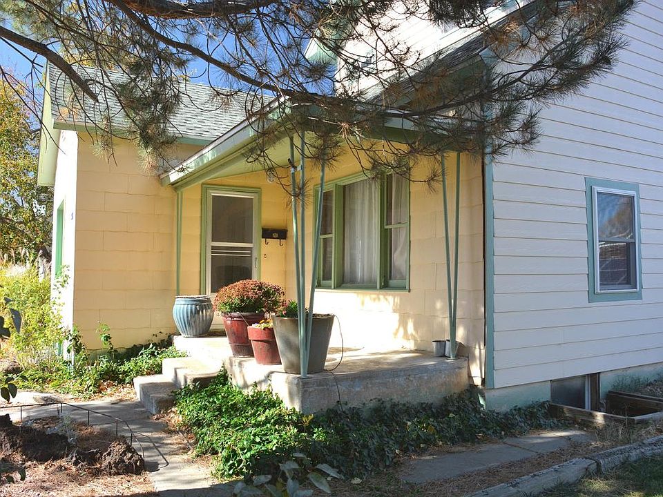 House front view, porch