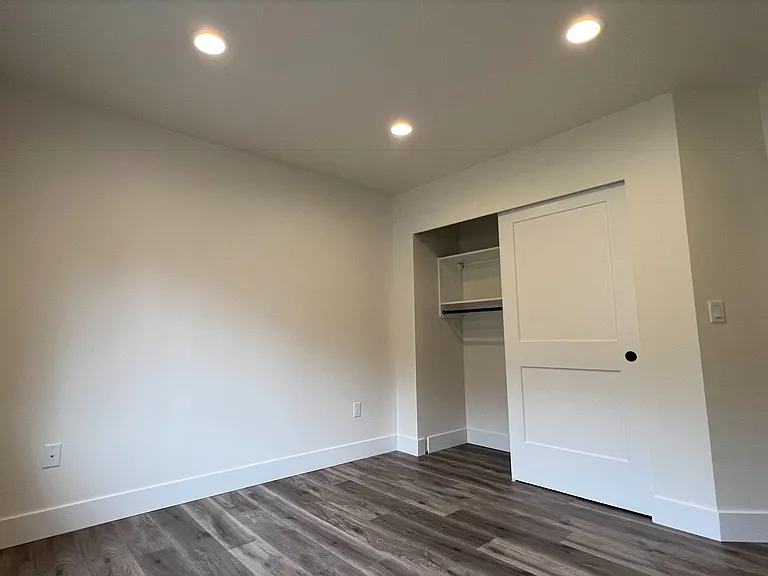 Bedroom with closet