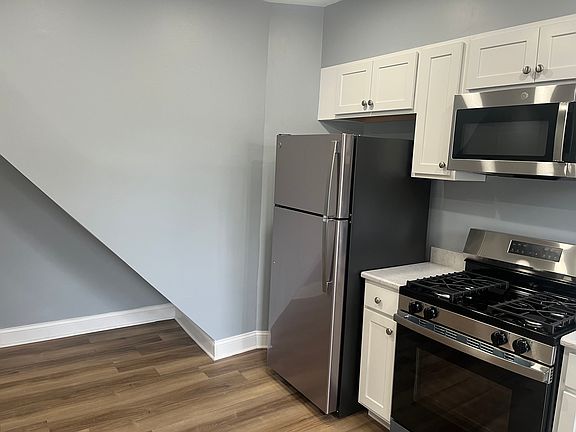 Kitchenette with New Stainless-Steel Appliances